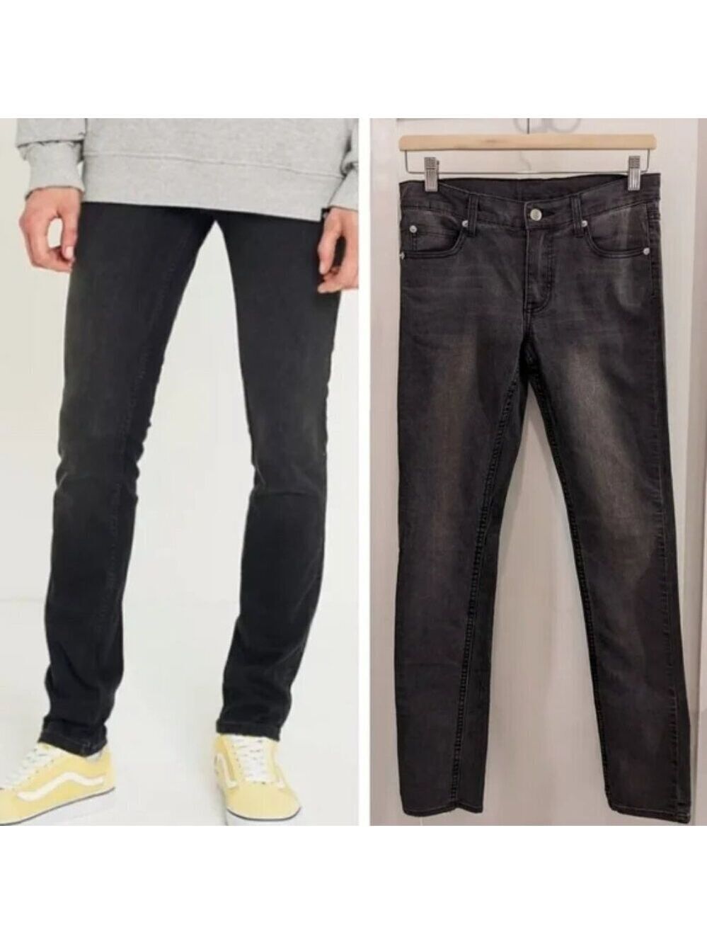 NWT Cheap Monday | Tight Unisex Skinny Jeans in Washed Black